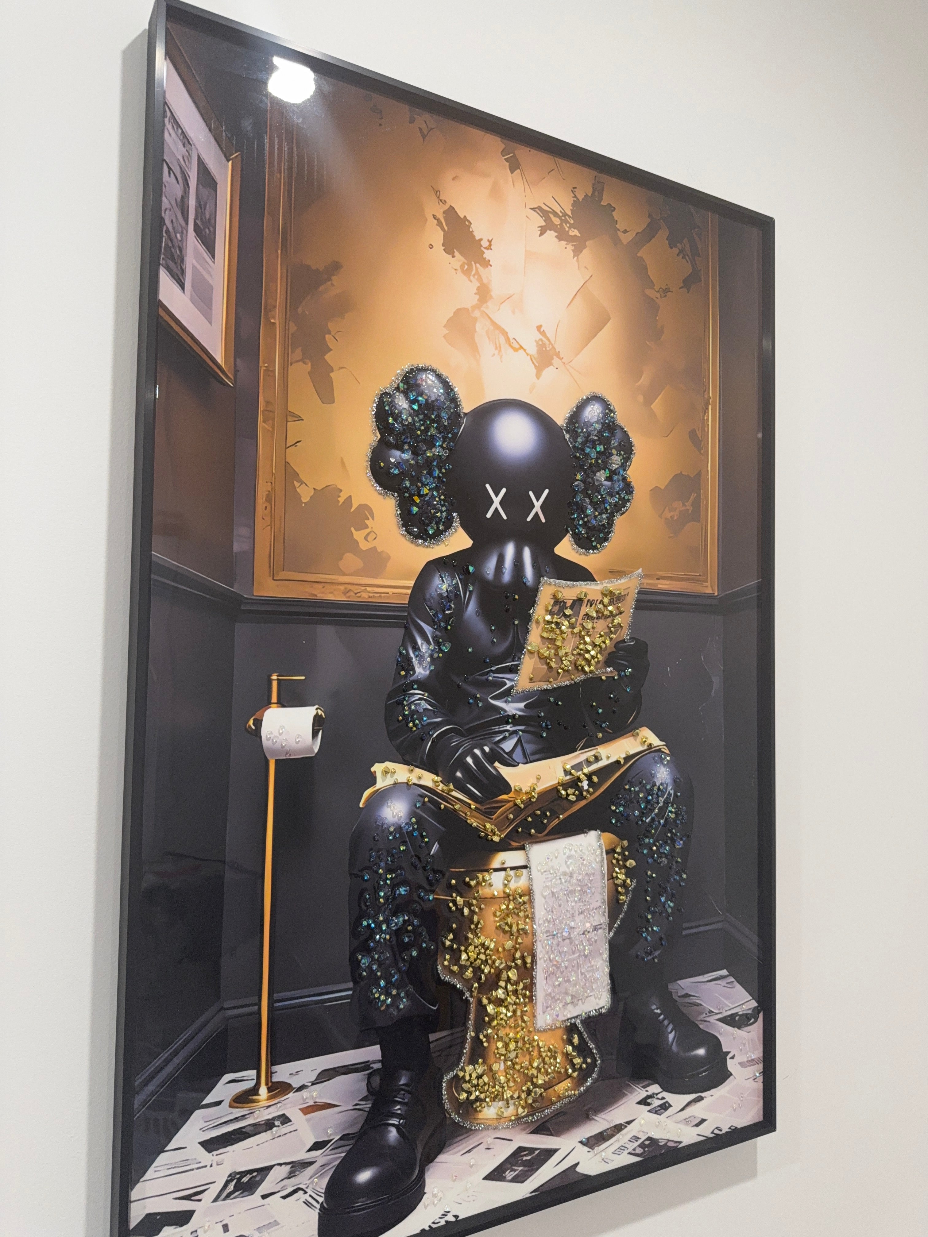 Art Gold Toilet