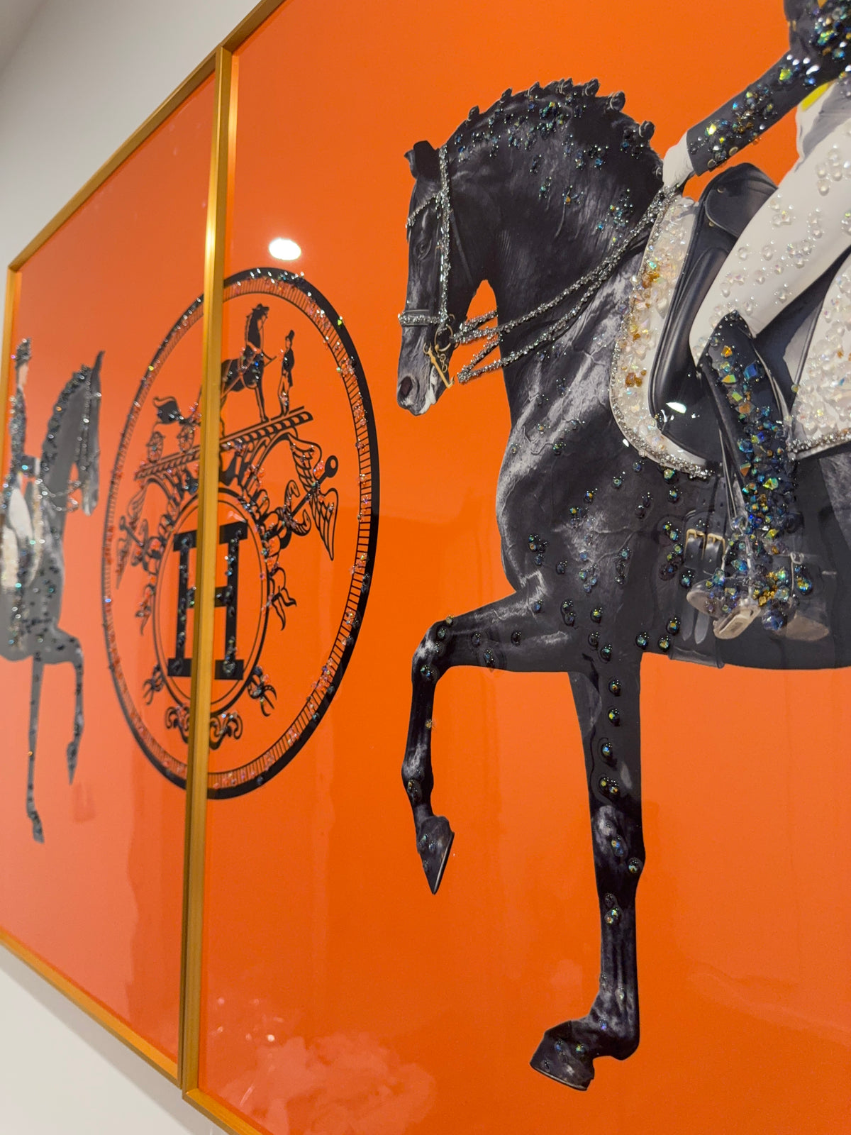 Art Orange Horse