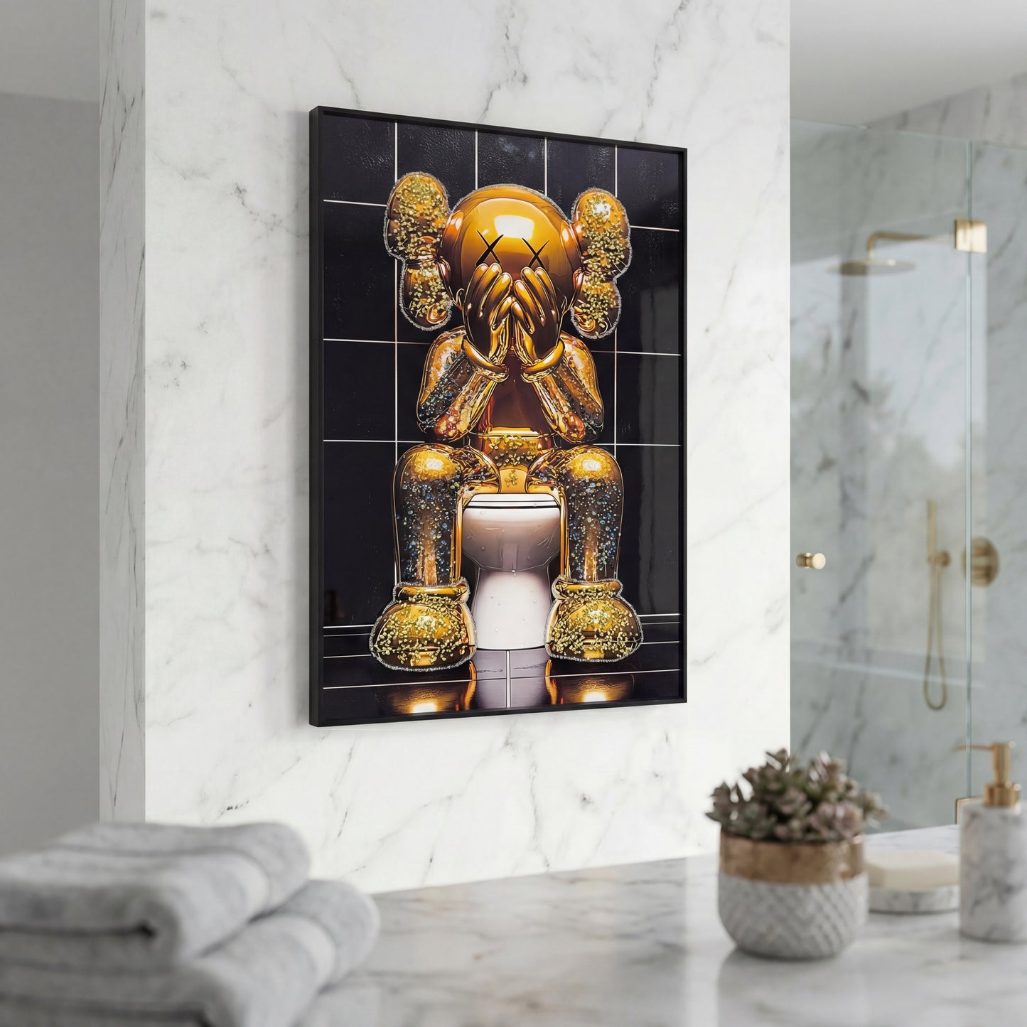 Art White Toilet